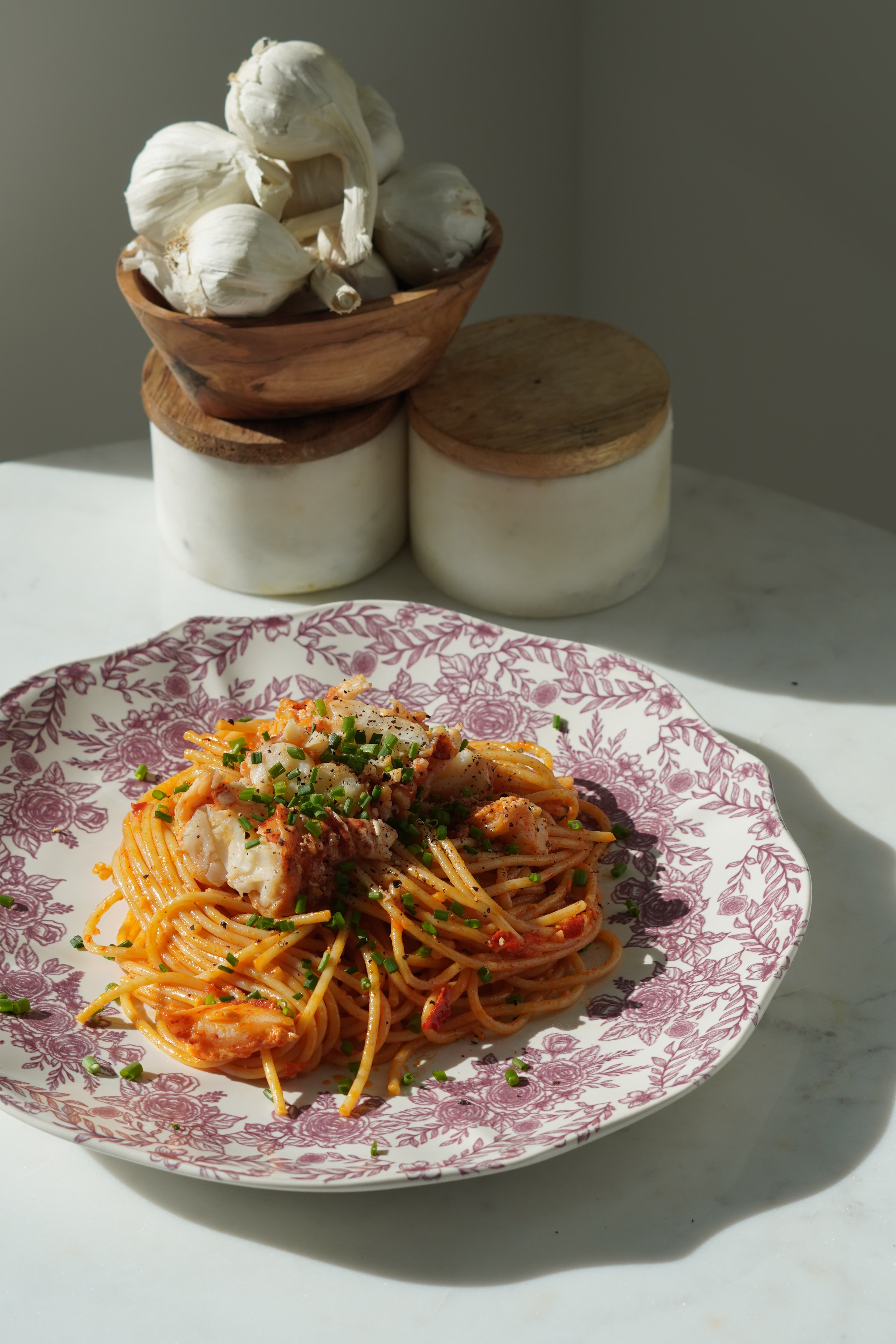 Calabrian Chili Lobster Spaghetti