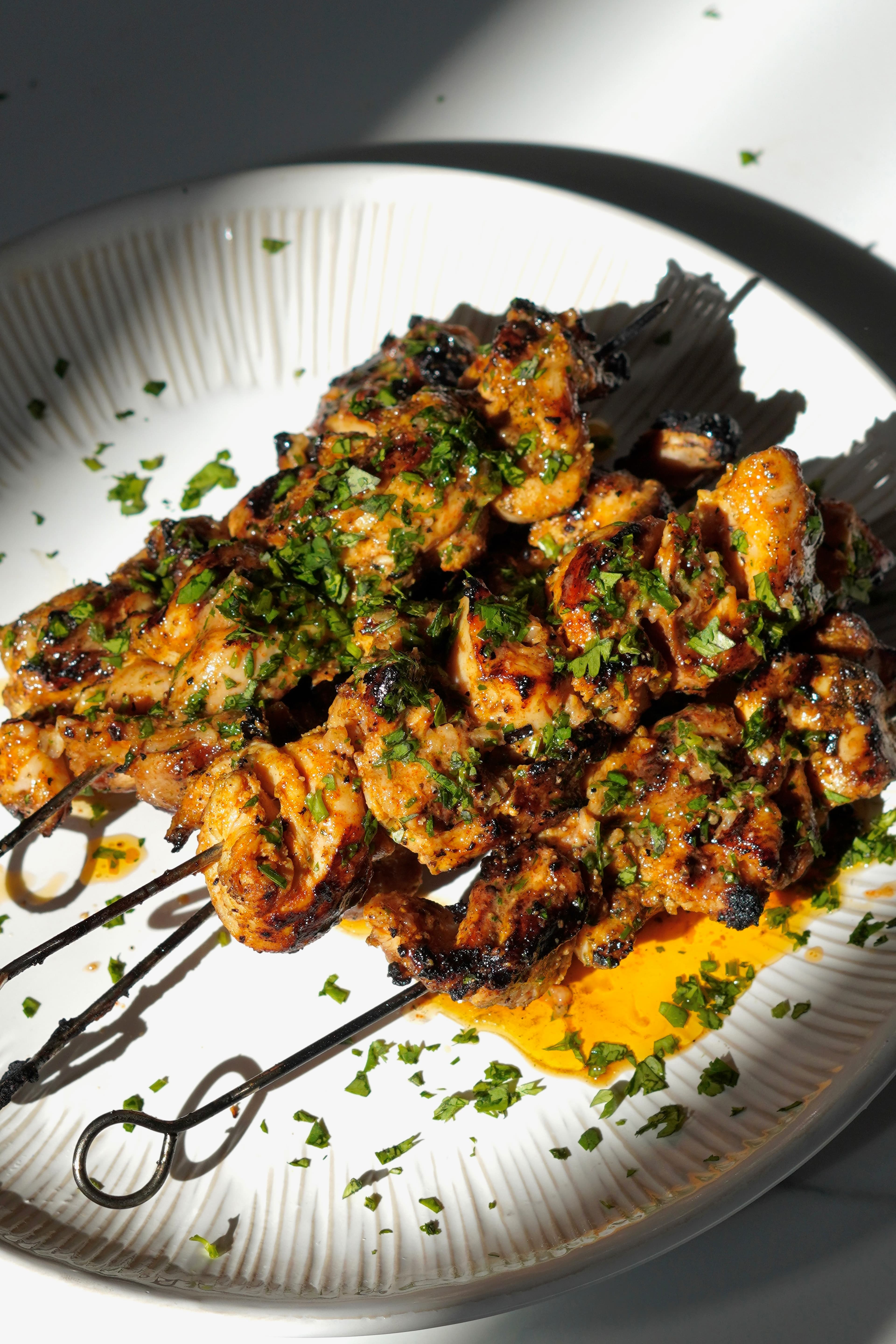 30-Minute Mediterranean Chicken Skewers